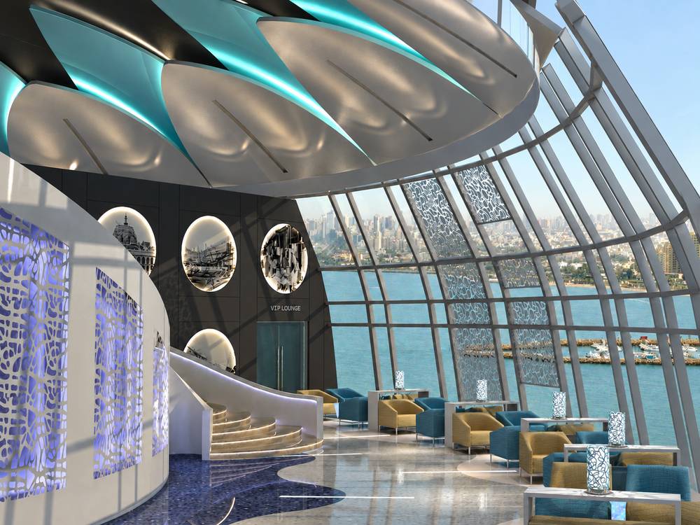 Kuwait Tower interior by MAKS Interiors
