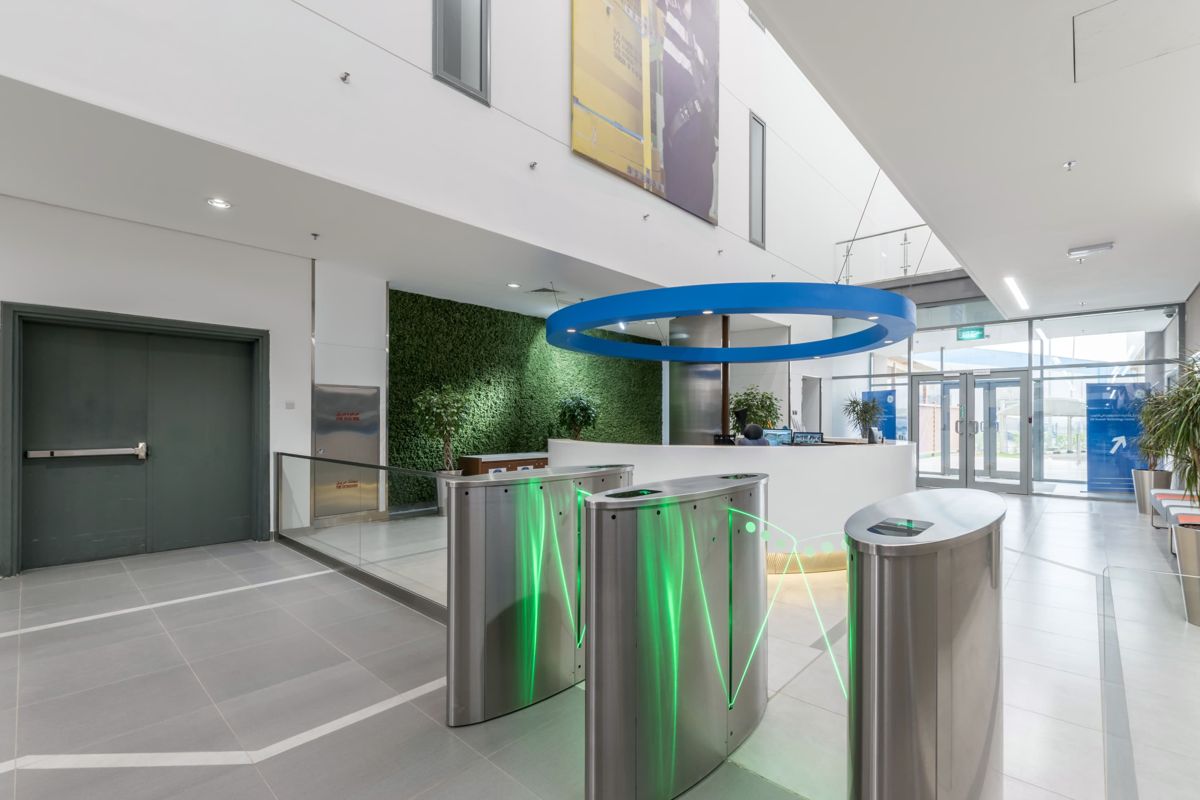 GE HQ office interior