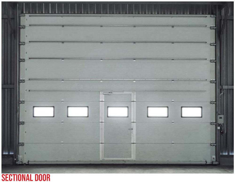 Insulated sectional overhead door